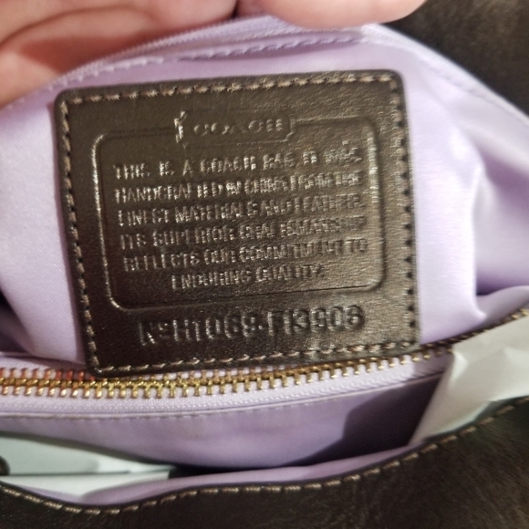 Coach Khaki Copper Sateen Turnlock Satchel - Picture 2 of 11